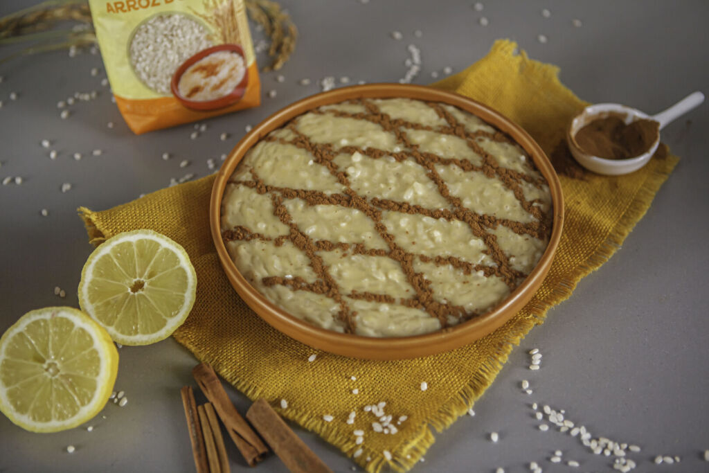 Receita de arroz doce com leite de coco